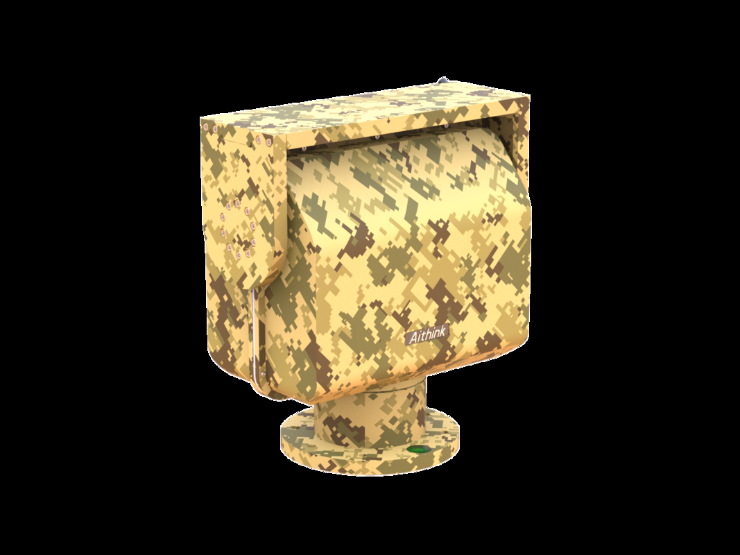 Aluminum Alloy High Speed Pan Tilt System , Remote Control Pan Tilt 360° Rotation Range