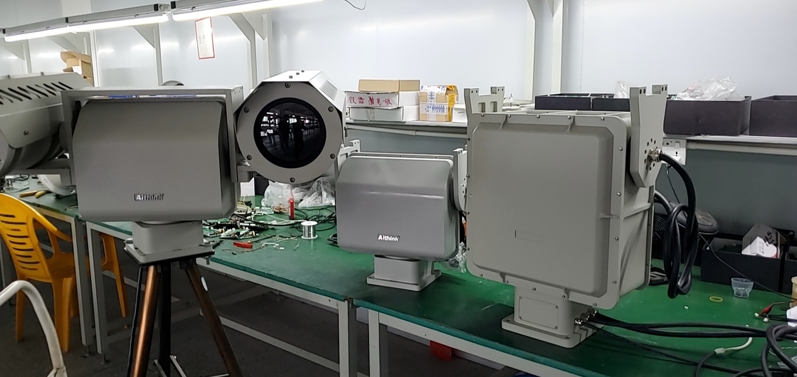 3Km Night Vision IR Camera 150mm Lens 50kg Load Duty Long Range IR Security Camera