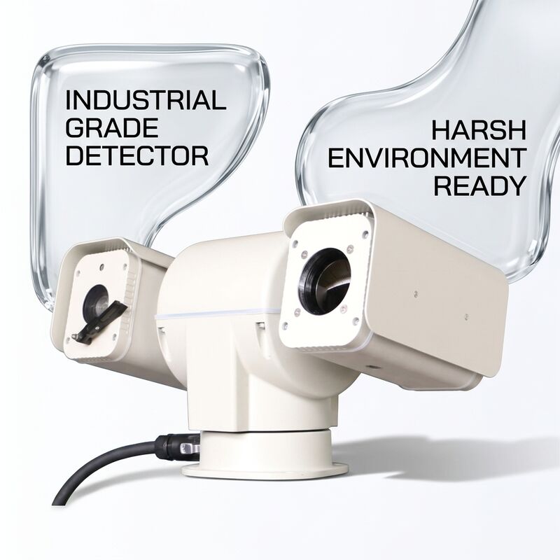 Uncooled VOX FPA Thermal Imaging Camera with Fixed Focusing and Plastic Package for Harsh Environments