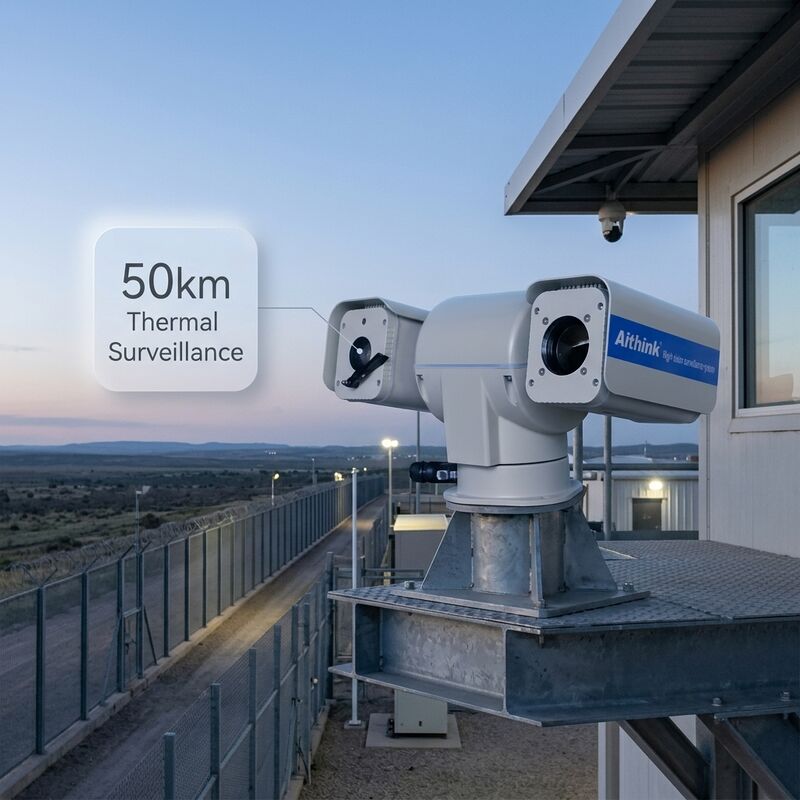 Thermal Imaging Camera with Uncooled VOX FPA and RS232/RS422/RS485 Control Port for 50m～30km Range Temperature Mapping