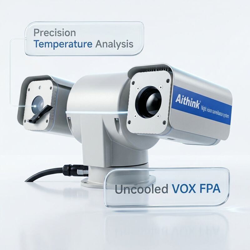 Thermal Imaging Camera with Uncooled VOX FPA and RS232/RS422/RS485 Control Port for 50m～30km Range Temperature Mapping