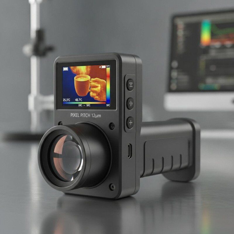 20C-50C Heat Viewfinder with Pixel Pitch 12μm Providing Thermal Imaging Performance and Accurate Temperature Analysis